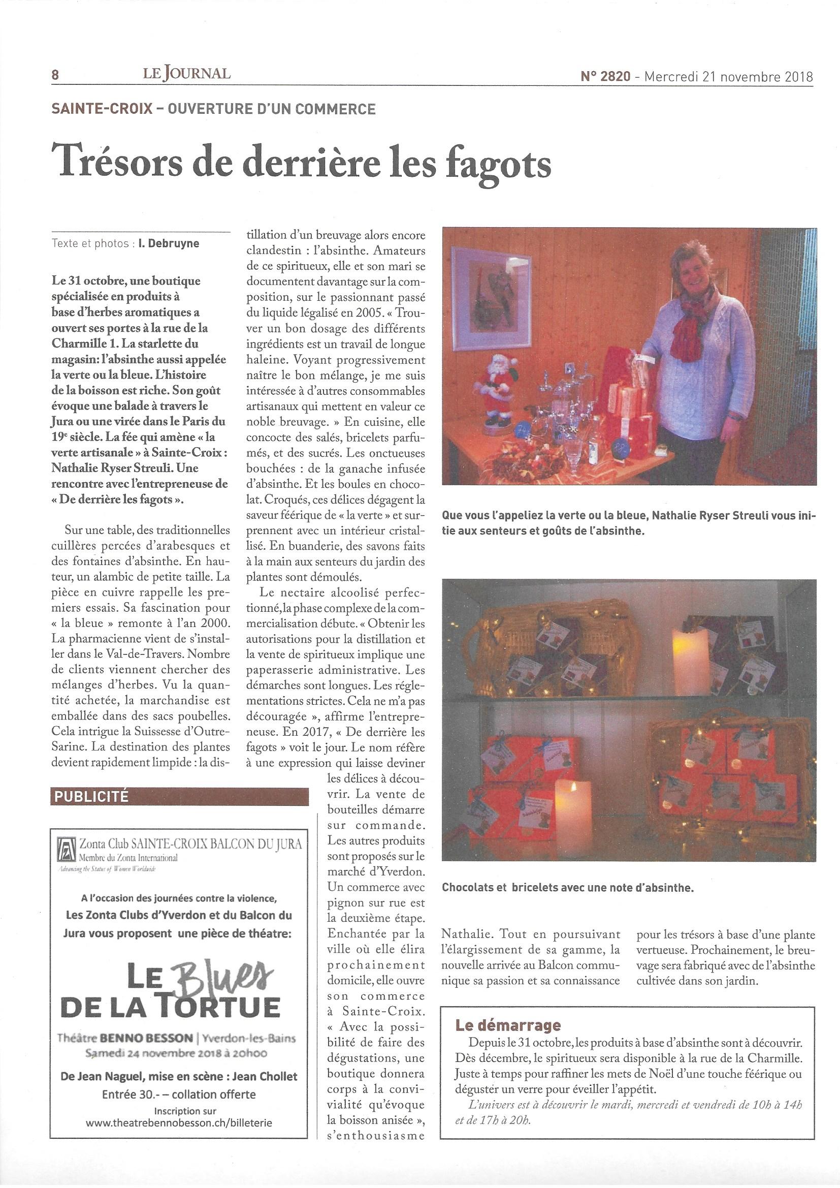 Article Journal de Ste-Croix